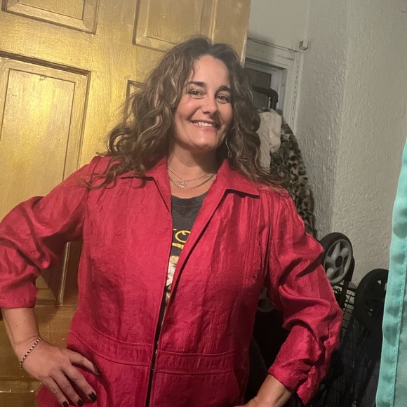 Large magenta/deep rose lite jacket - Picture 3 of 9